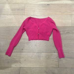 jacquemus cropped cardigan